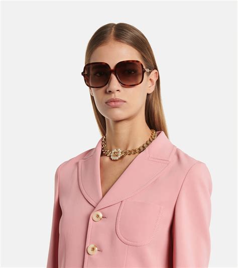 round sunglasses gucci|gucci oversized round sunglasses.